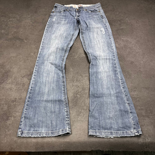 Vintage Y2K Ripped Jeans Damen M – Produktfoto 1