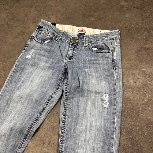 Vintage Y2K Ripped Jeans Damen M – Produktfoto 2