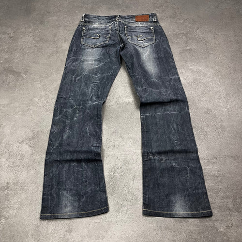Vintage Denim Bootcut Jeans Damen S – Produktfoto 1