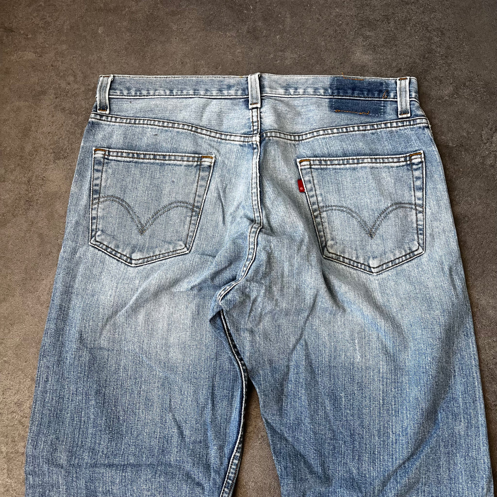 Vintage Levi's 505 Regular Fit Jeans Herren Hellblau – W36 L32