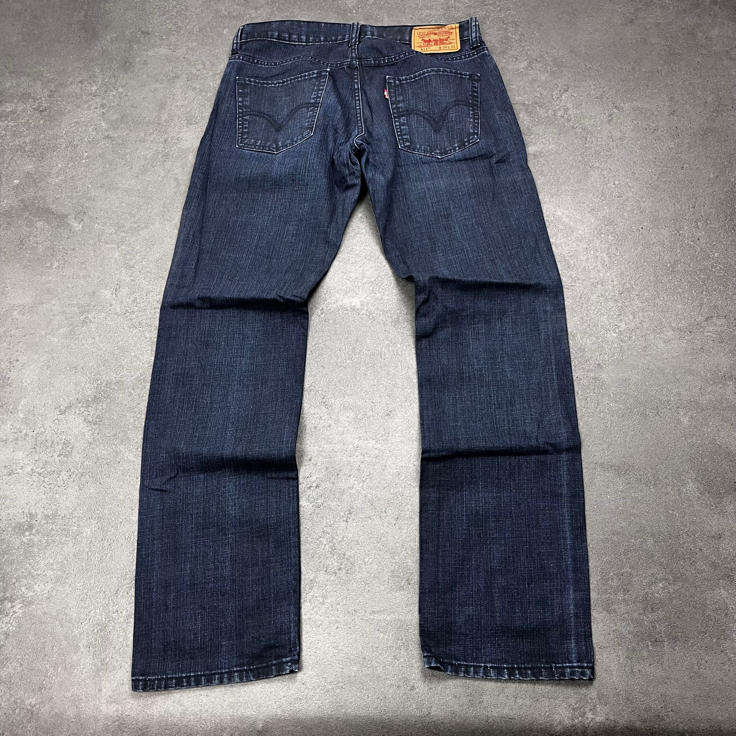 Vintage Levi's 511 Slim Jeans Herren Dunkelblau – W34 L32