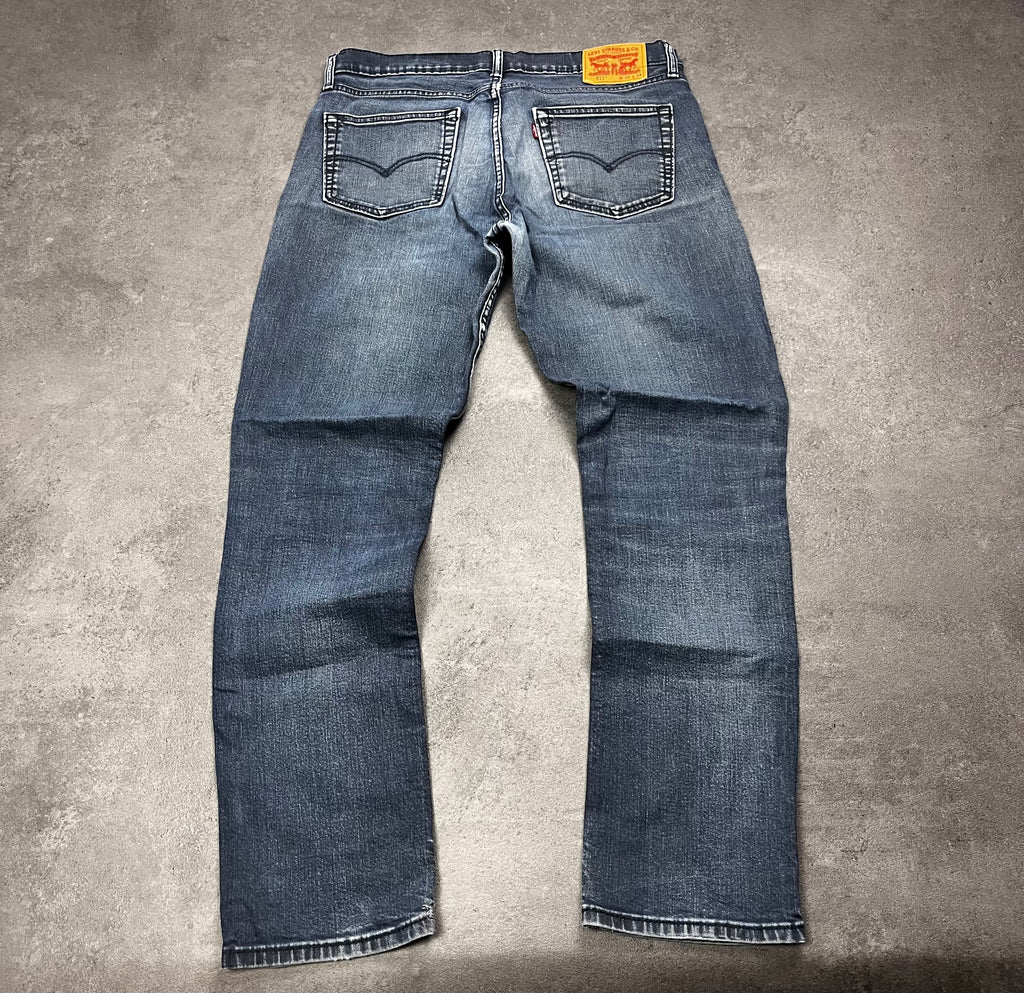 Vintage Levi's 511 Slim Jeans Herren Mittelblau – W36 L34