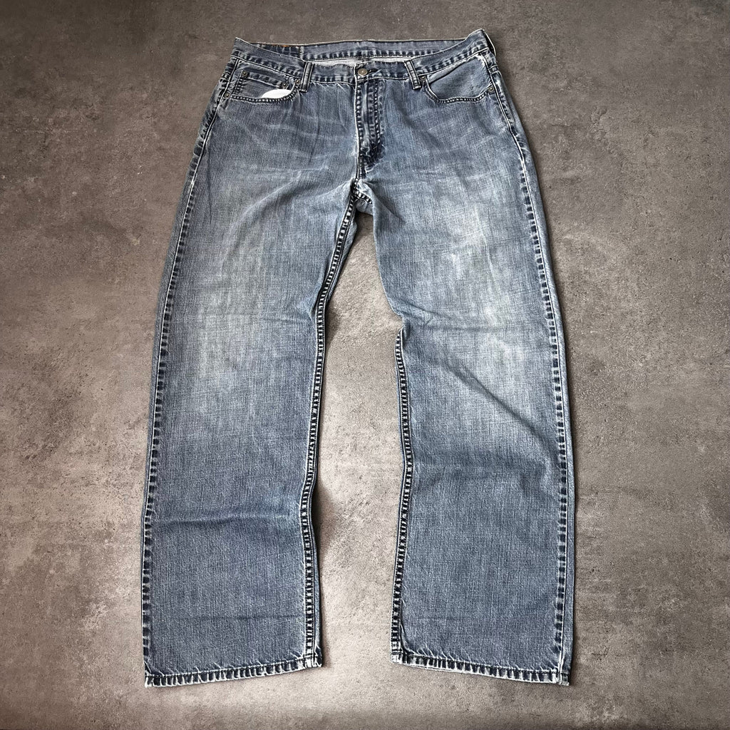 Vintage Levi's 569 Loose Straight Jeans Herren Graublau – W36 L34