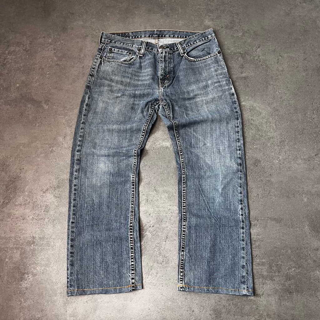 Vintage Levi's 514 Slim Straight Jeans Herren Anthrazit – W32 L30
