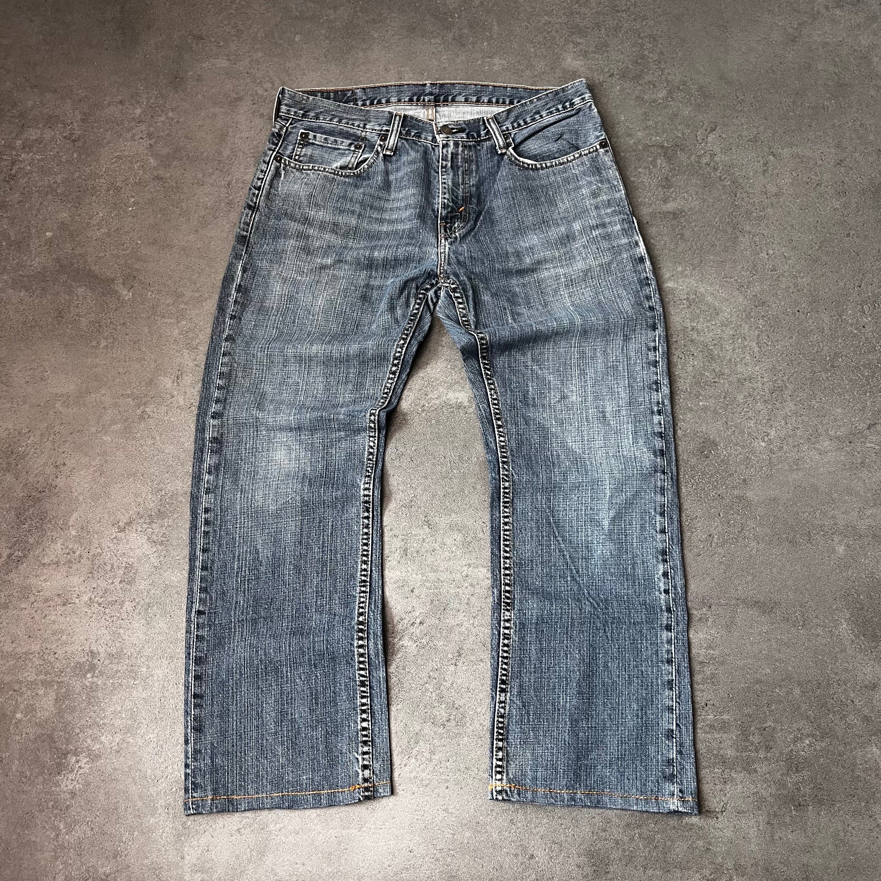 Vintage Levi's 514 Slim Straight Jeans Herren Anthrazit – W32 L30