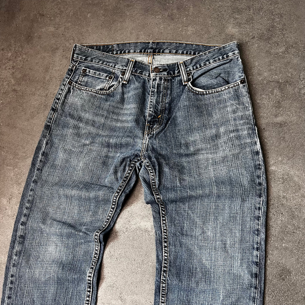 Vintage Levi's 514 Slim Straight Jeans Herren Anthrazit – W32 L30