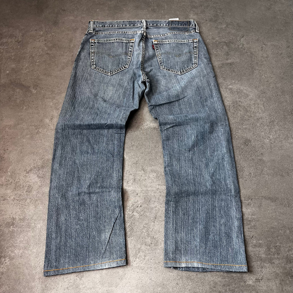 Vintage Levi's 514 Slim Straight Jeans Herren Anthrazit – W32 L30