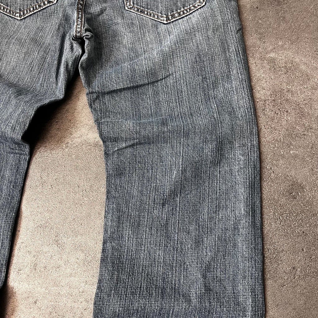 Vintage Levi's 514 Slim Straight Jeans Herren Anthrazit – W32 L30