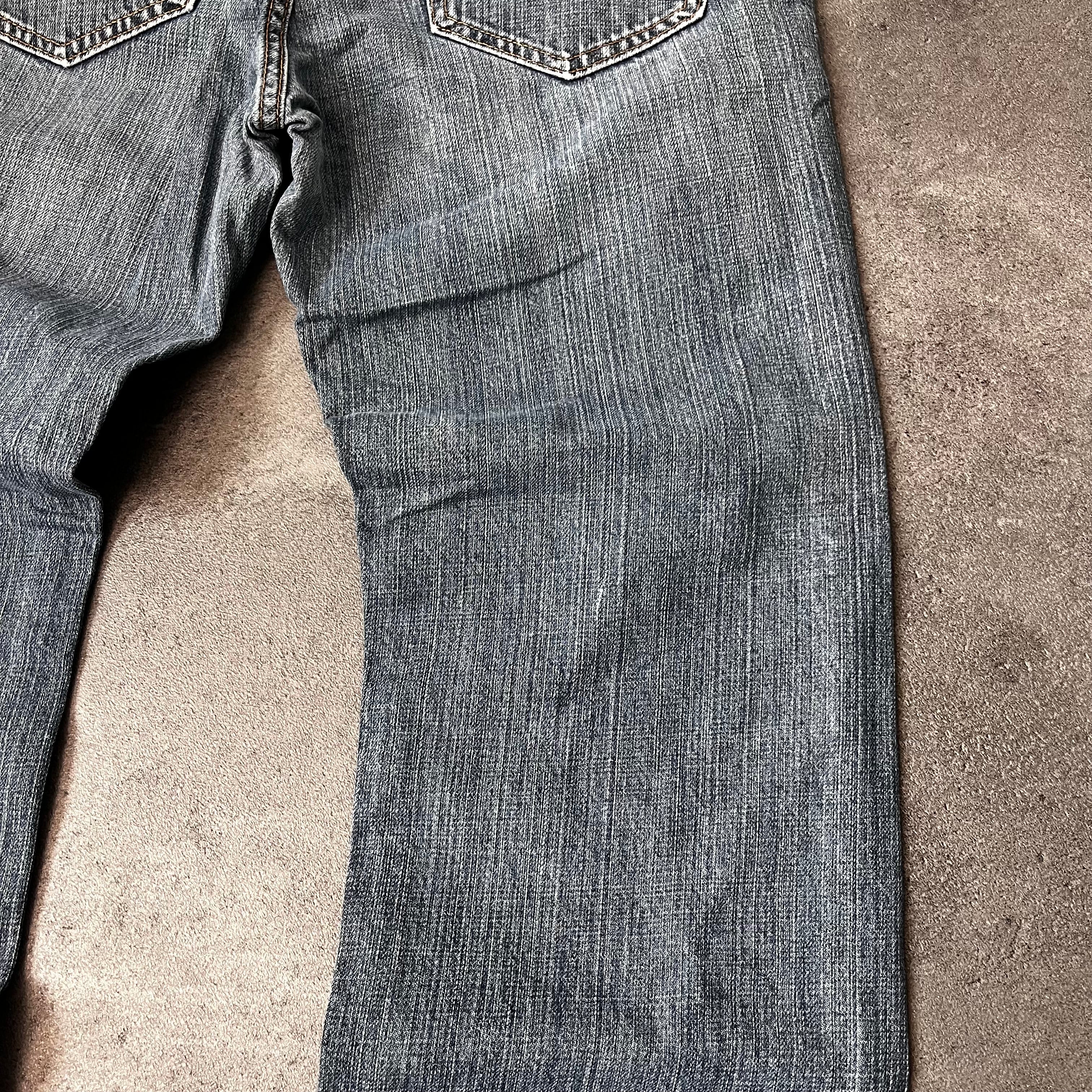 Vintage Levi's 514 Slim Straight Jeans Herren Anthrazit – W32 L30