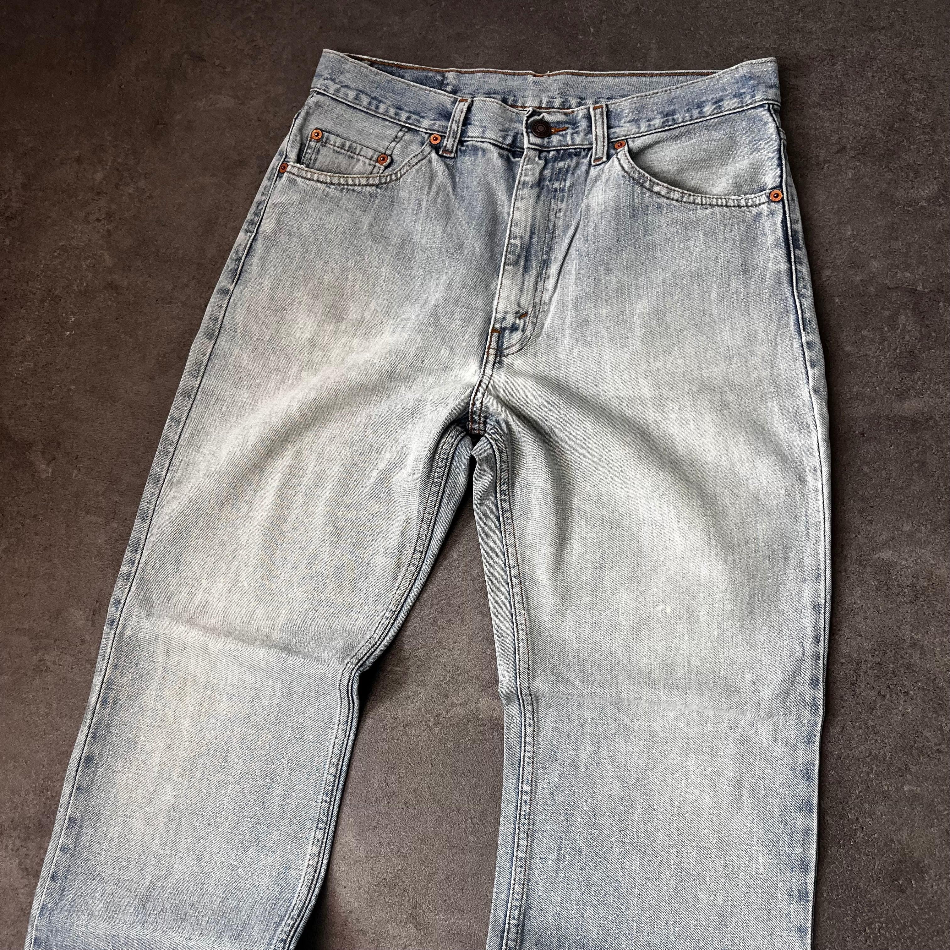 Vintage Levi's 517 Bootcut Jeans Herren Hellblau – W34 L34
