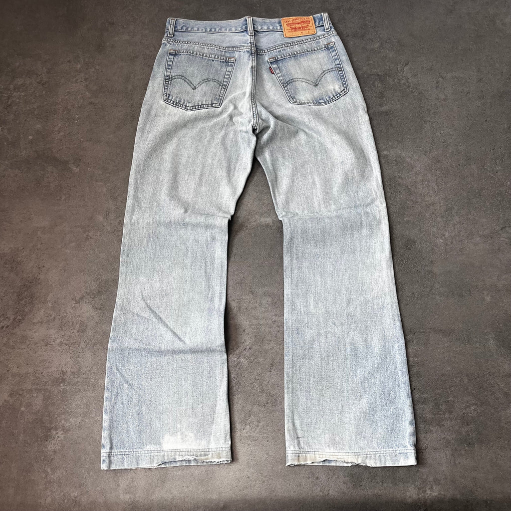 Vintage Levi's 517 Bootcut Jeans Herren Hellblau – W34 L34