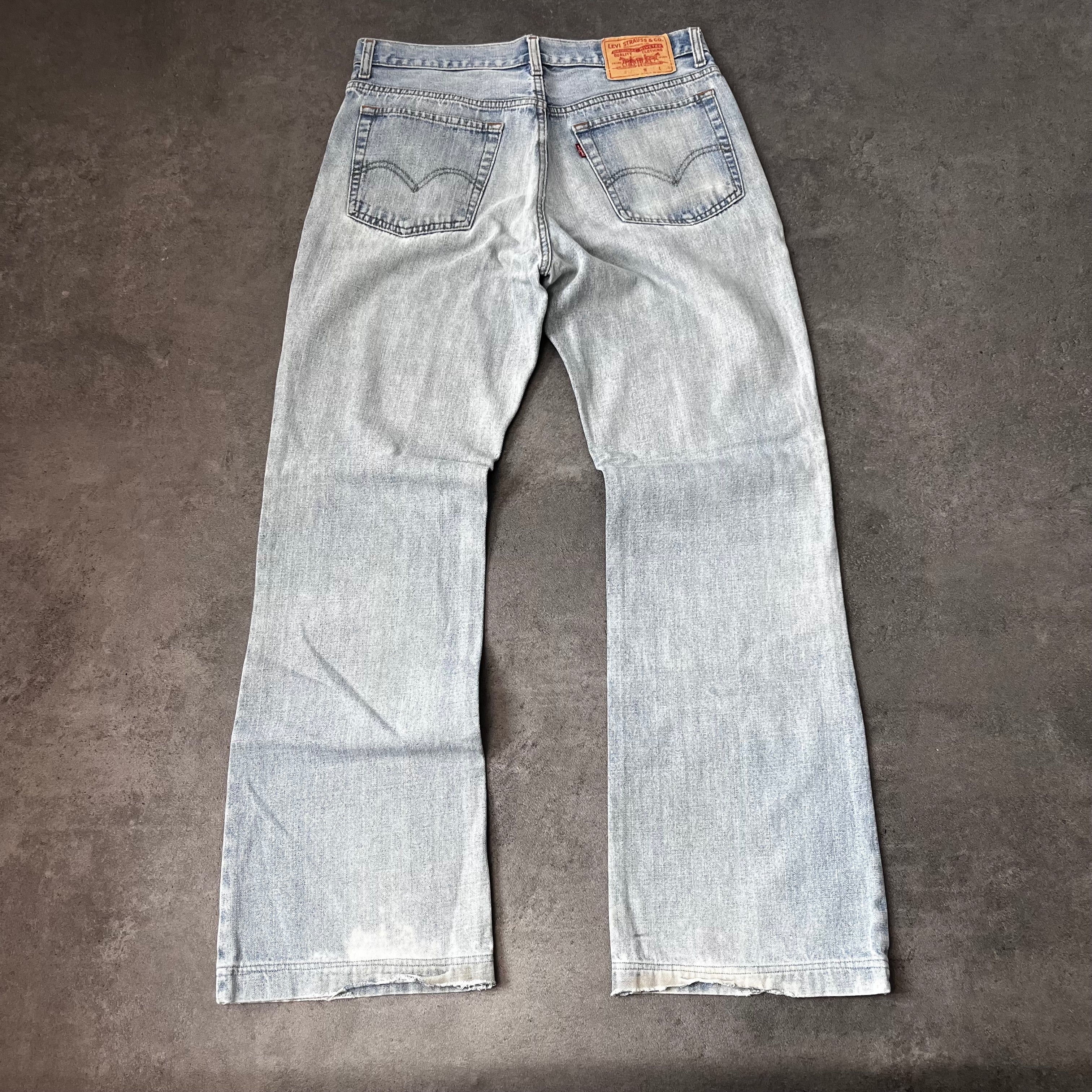 Vintage Levi's 517 Bootcut Jeans Herren Hellblau – W34 L34