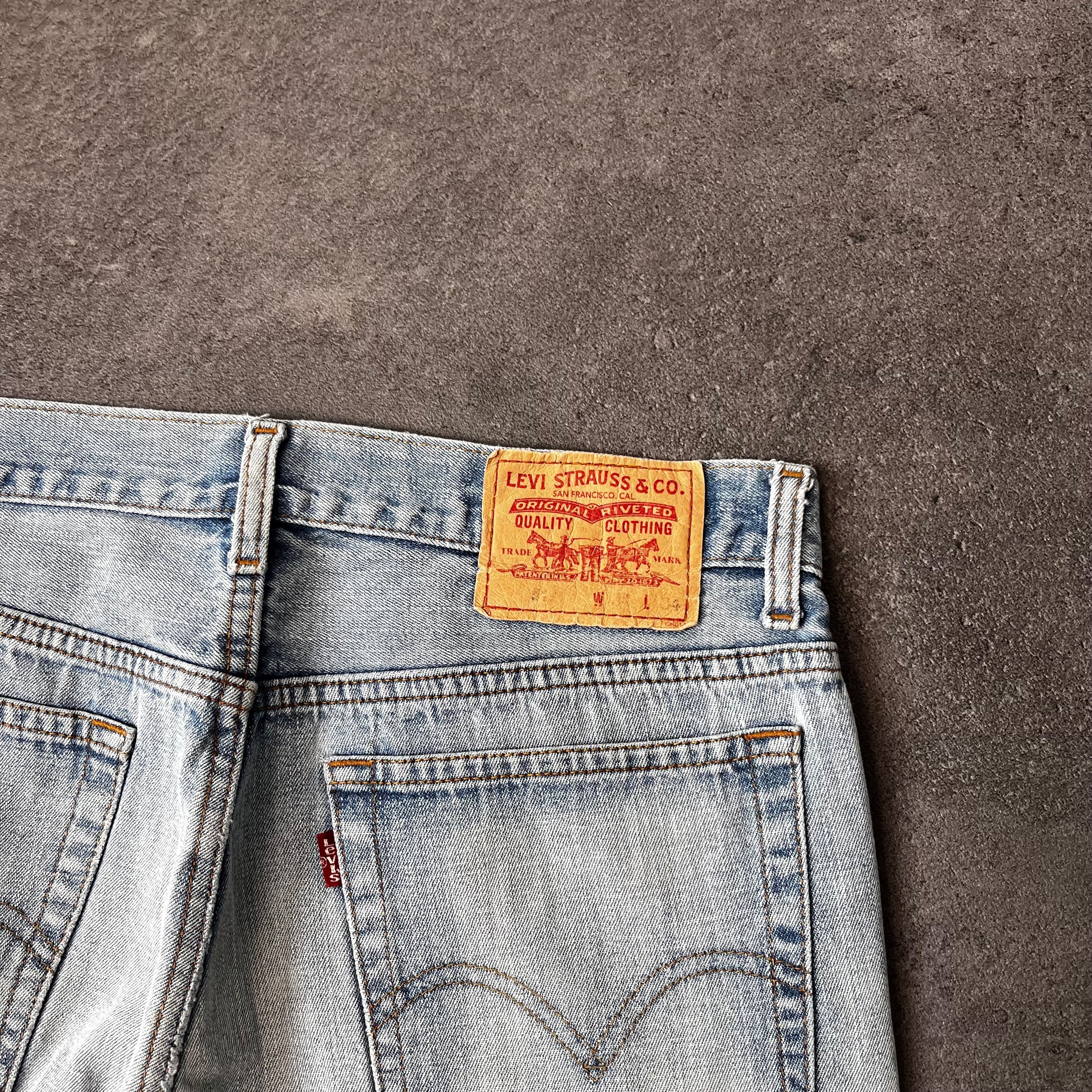 Vintage Levi's 517 Bootcut Jeans Herren Hellblau – W34 L34