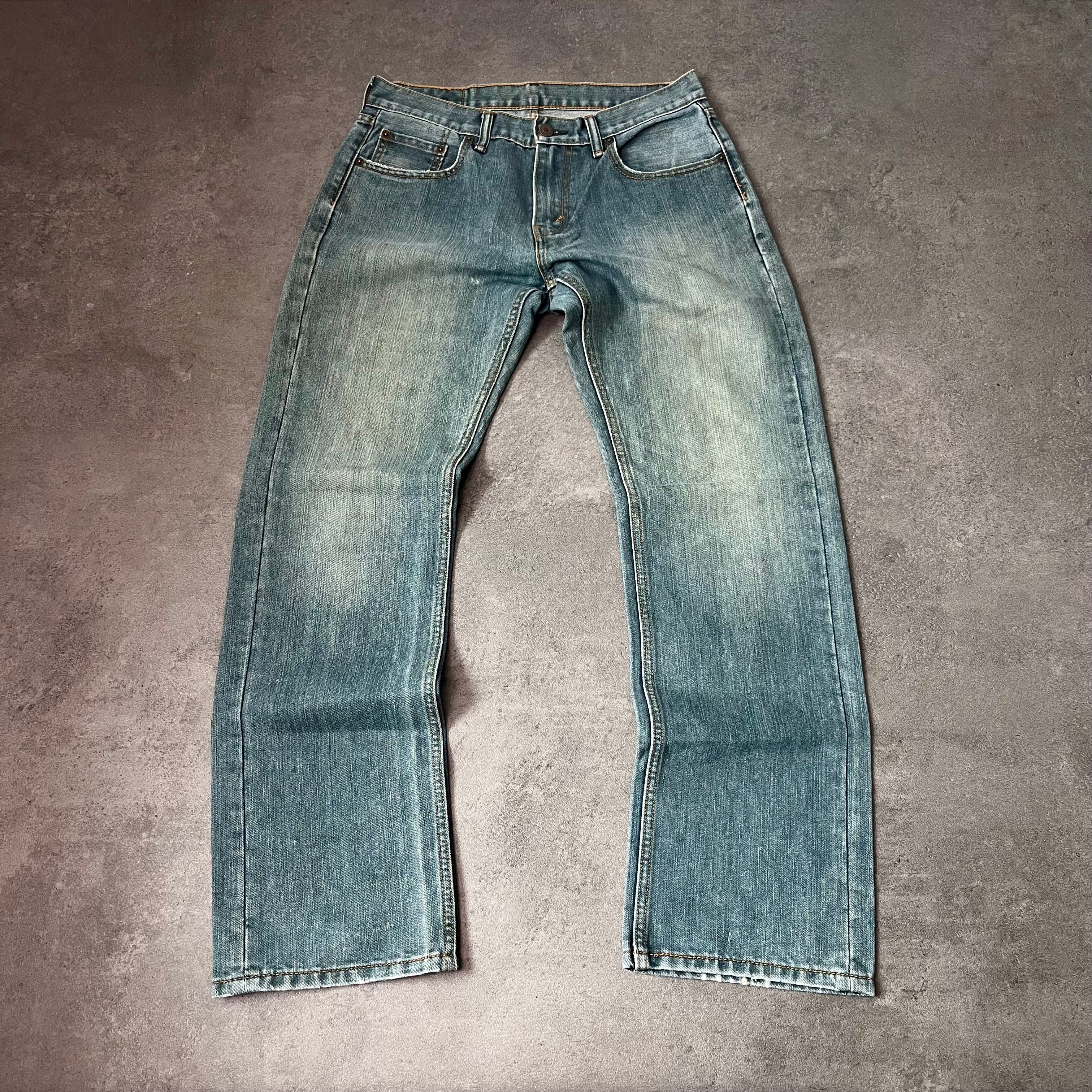 Vintage Levi's 559 Straight Jeans Herren Graublau – W30 L32