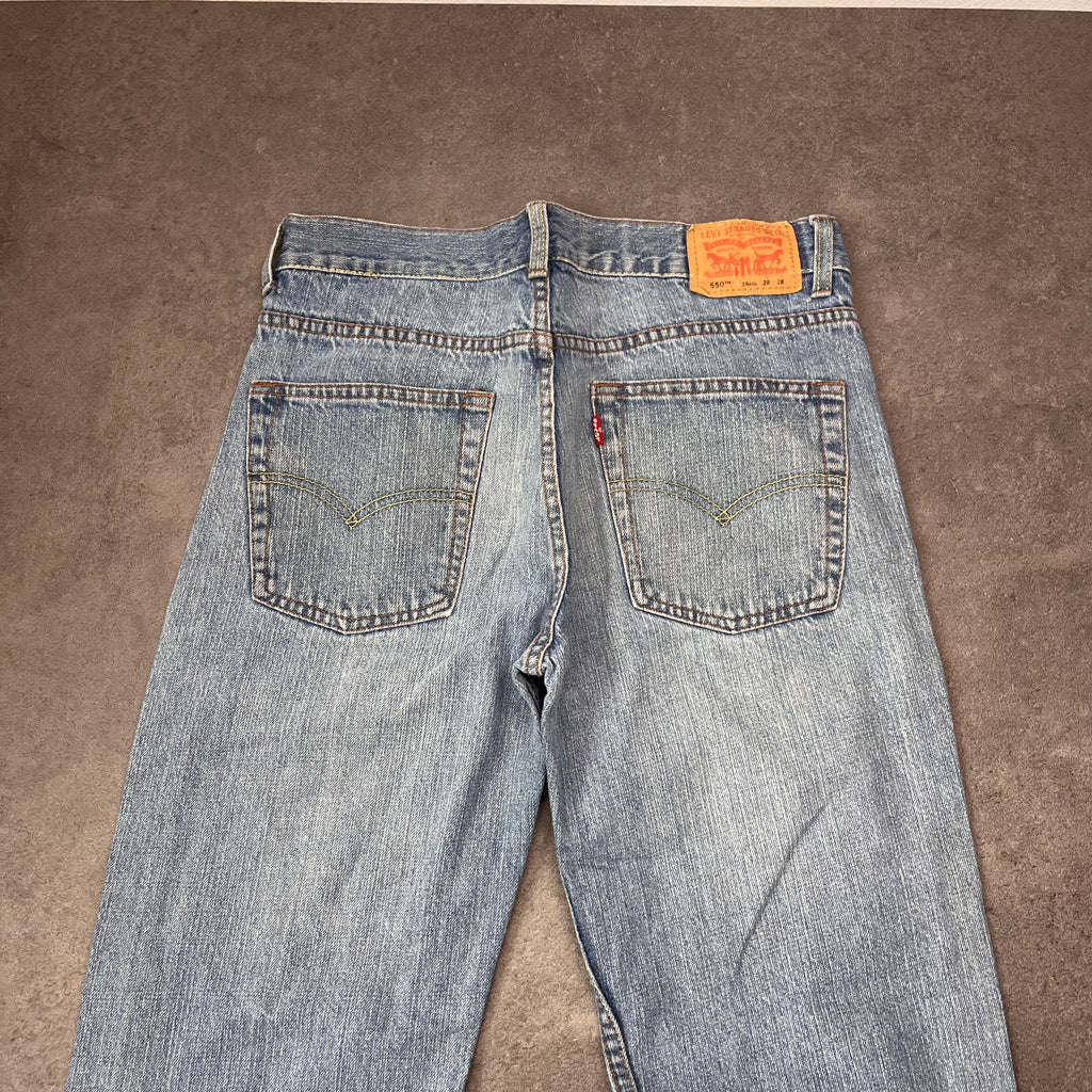 Vintage Levi's 550 Relaxed Jeans Herren Hellblau – W28 L28
