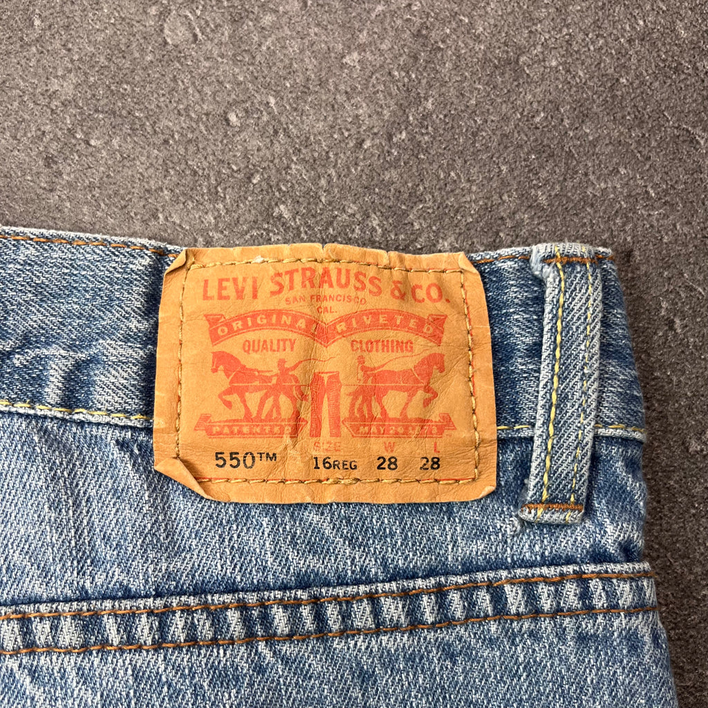 Vintage Levi's 550 Relaxed Jeans Herren Hellblau – W28 L28