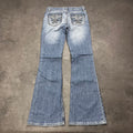 Y2K Bootcut Jeans Embroidery S