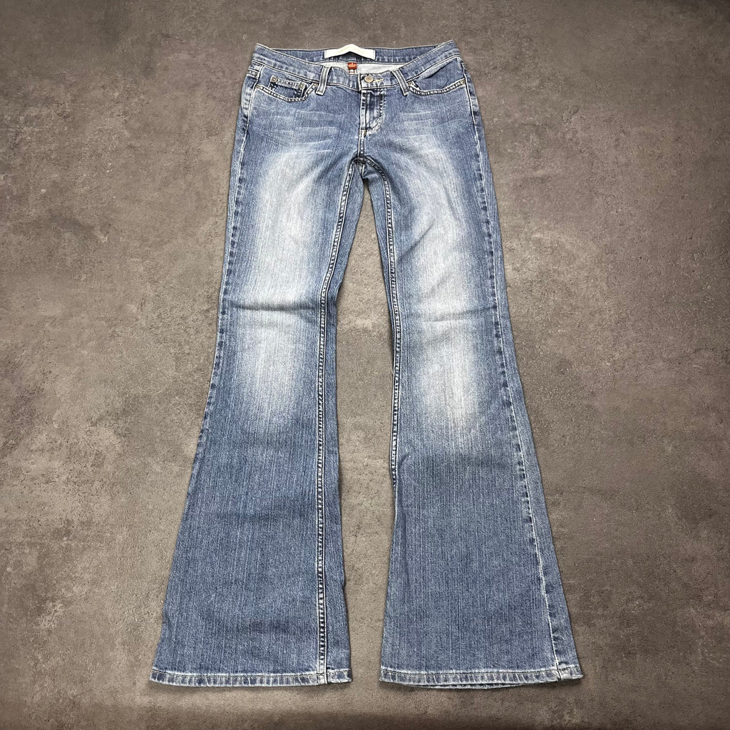 Y2K Bootcut Jeans Embroidery S
