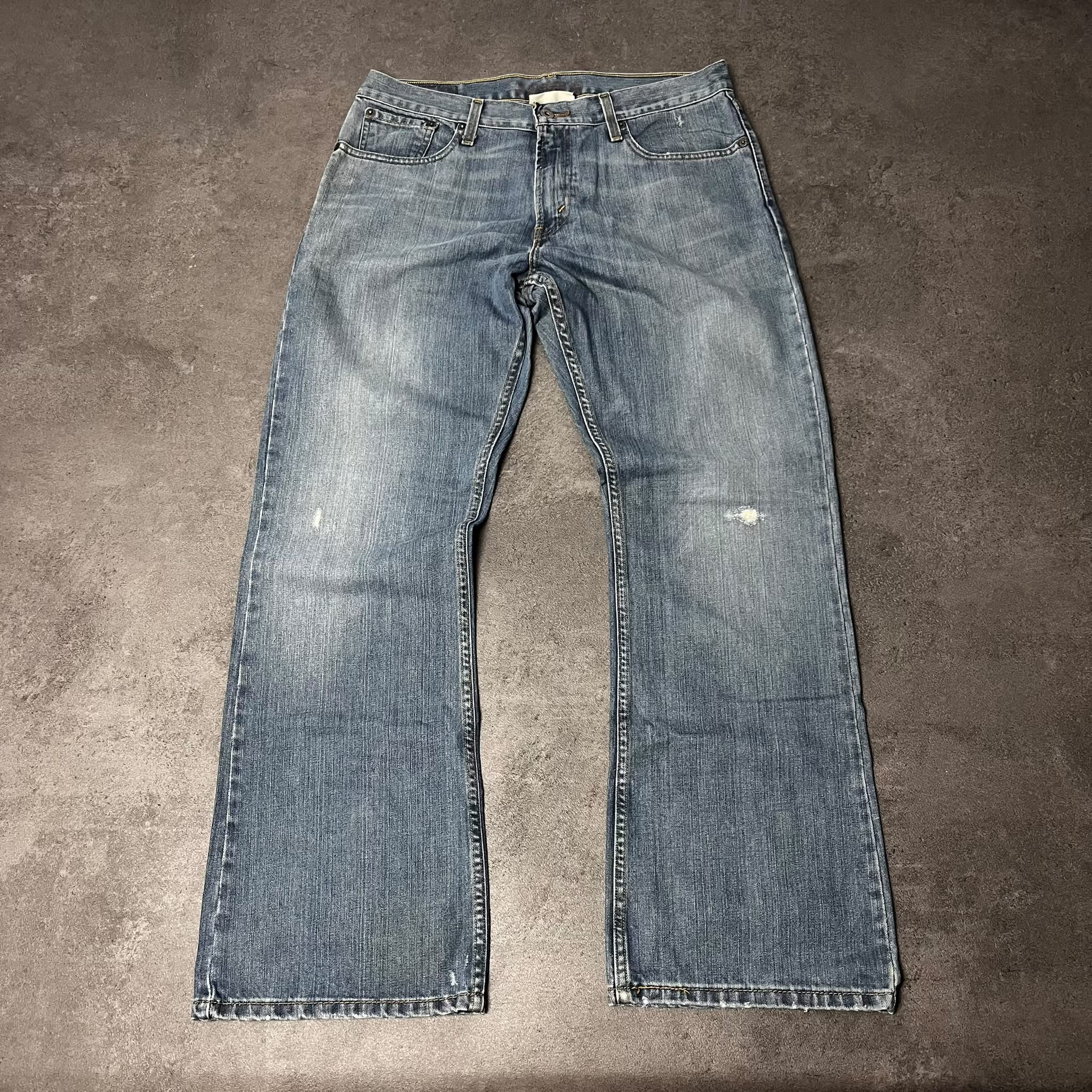 Vintage Levi's 527 Bootcut Jeans Herren Mittelblau – W34 L30
